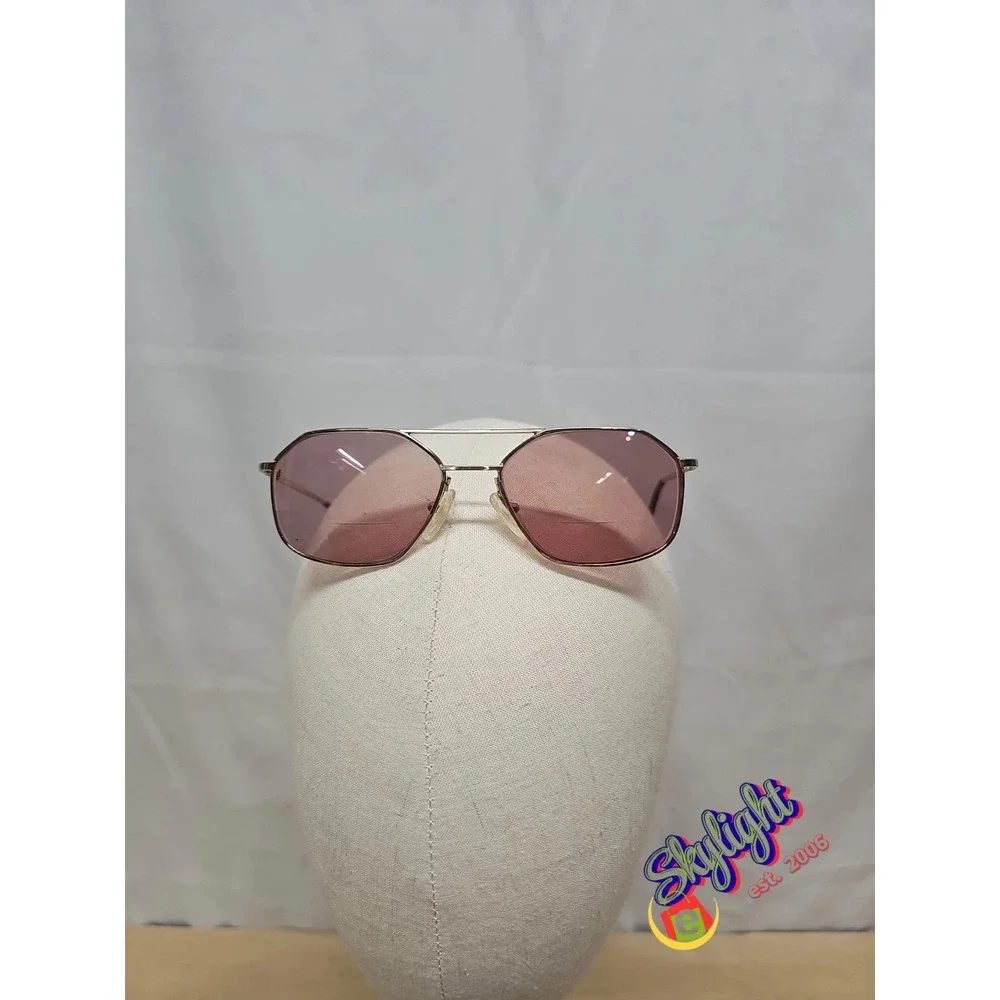 Viennaline Gold Vintage Prescription Casual‎ Glasses Frame 1980s Made in Austria